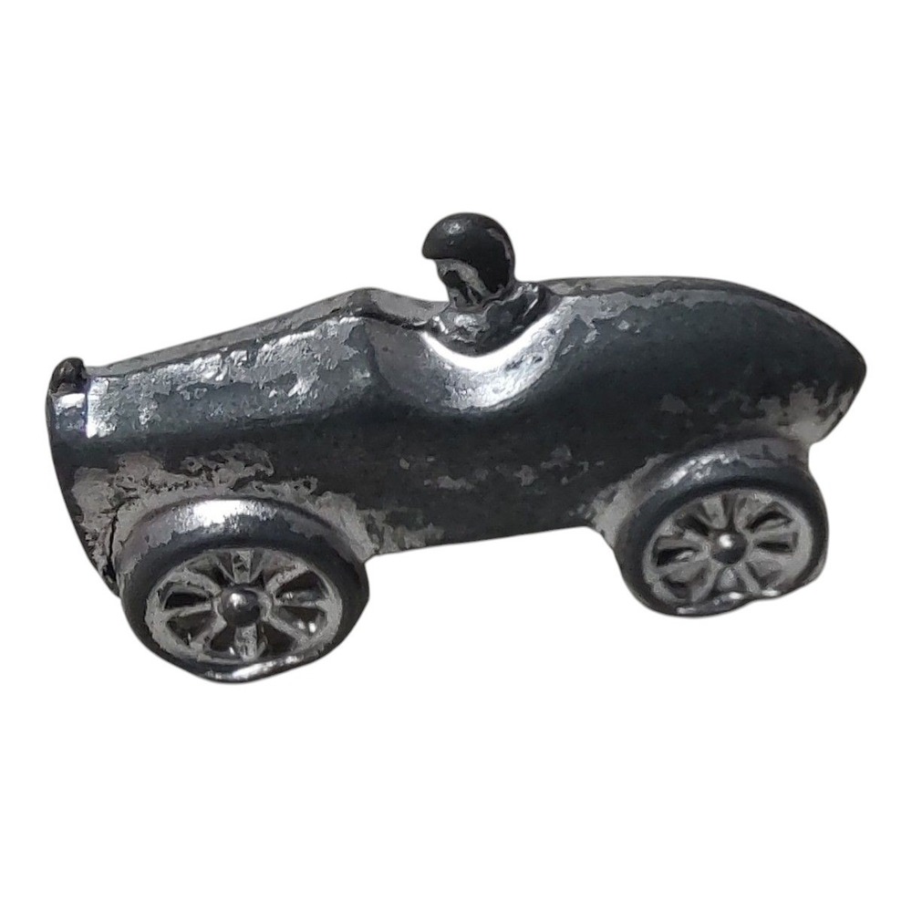 Vintage Pre WWII Monopoly Race Car and Driver Game Board Piece